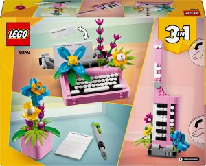 LEGO Creator Maszyna do pisania z kwiatami (31169) 9
