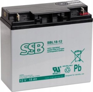Lestar Akumuliatorius (AGM) SSB SBL 18Ah 12V F3 VRLA (pakuotėje 2) 4