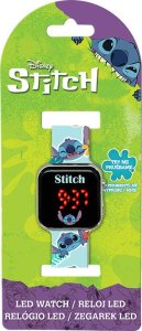 Kids Euroswan Zegarek LED z kalendarzem Stitch LAS4039 2