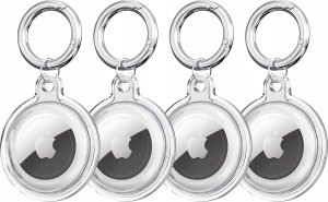 Etui Tech-Protect Icon Apple AirTag Clear [4 PACK] 2