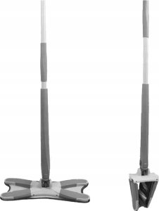 Mop WMC TOOLS Mop podłogowy wyciskany X (szary) 4