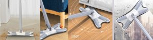 Mop WMC TOOLS Mop podłogowy wyciskany X (szary) 7