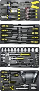 Wózek narzędziowy WMC TOOLS Szafka narzędz. wózek warsztatowy 253el. 3