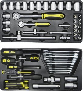Wózek narzędziowy WMC TOOLS Szafka narzędz. wózek warsztatowy 253el. 5