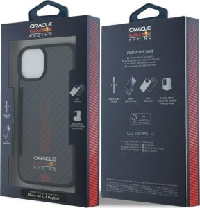 Red Bull Red Bull RBHMP14S24CFGSMK iPhone 14 6.1" hardcase black/black Carbon Fiber Power Bar MagSafe 8