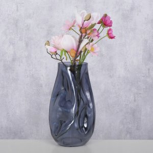 Boltze Home Wazon szklany LOJIN, metaliczny odcień, 27,8 cm 3