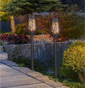 Saska Garden POCHODNIA SOLARANA 53CM 12LED SMD 5