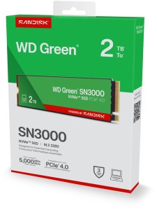 Dysk SSD SanDisk Green SN3000 2TB M.2 2280 PCI-E x4 Gen4 NVMe (WDS200T4G0E) 4