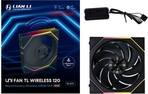 Wentylator Lian Li UNI FAN TL Wireless 120 Reverse Blade czarny (12RTL1W1B) 6
