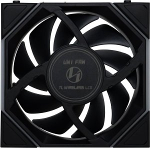 Wentylator Lian Li UNI FAN TL Wireless LCD 120 Reverse Blade 3-pack czarny (12RTLLCD1W3W) 5