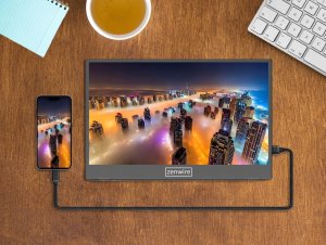 Monitor Zenwire Monitor Przenośny Full HD 14 cali IPS HDR USB-C HDMI M8 3