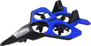 Dron LeanToys Samolot Dron RC Niebieski Myśliwiec Zdalnie Sterowany Pilot LEAN Toys 2