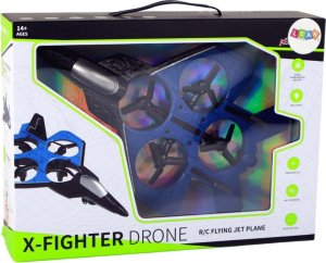 Dron LeanToys Samolot Dron RC Niebieski Myśliwiec Zdalnie Sterowany Pilot LEAN Toys 4
