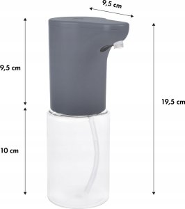 Dozownik do mydła ProMedix Bezdotykowy dozownik mydła, PR-540 GR Szary 300 ml, do rodka do dezynfekcji, IPX4 7