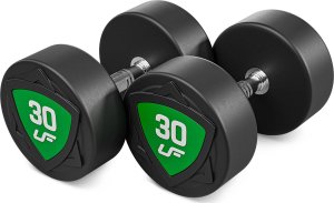 UpForm Zestaw hantli stałych poliuretanowych 27,5-37,5kg (skok co 2,5kg) 325 kg  UpForm 5
