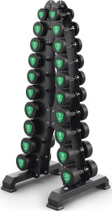 UpForm Zestaw hantli stałych poliuretanowych 1-10kg (skok co 1 kg) 110 kg -UpForm 13