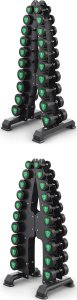 UpForm Zestaw hantli stałych poliuretanowych 1-10kg (skok co 1 kg) 110 kg -UpForm 15