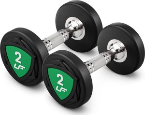 UpForm Zestaw hantli stałych poliuretanowych 1-10kg (skok co 1 kg) 110 kg -UpForm 4