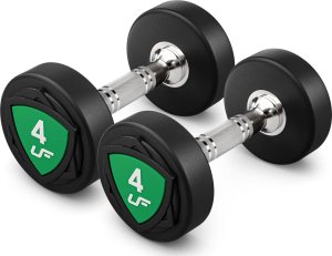 UpForm Zestaw hantli stałych poliuretanowych 1-10kg (skok co 1 kg) 110 kg -UpForm 6