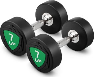 UpForm Zestaw hantli stałych poliuretanowych 1-10kg (skok co 1 kg) 110 kg -UpForm 9
