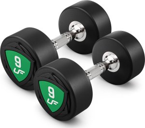 UpForm Zestaw hantli stałych poliuretanowych 1-10kg (skok co 1 kg) 110 kg -UpForm 10