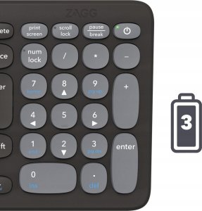 Klawiatura Zagg Pro 15 keyboard Universal Bluetooth QWERTY UK English Black 84005 2