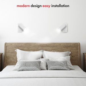 Kinkiet Maclean Kinkiet / lampa ścienna Maclean, punktowa, okrągła, GU10, z włącznikiem 55x100mm, kolor biały, MCE369 W 3
