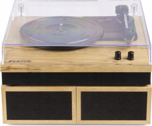 Gramofon Muse ML Gramofon stereo Fenton RP165L z głośnikami i bluetooth/ Jasne drewno 4