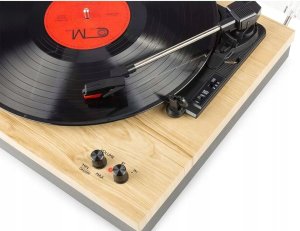 Gramofon Muse ML Gramofon stereo Fenton RP165L z głośnikami i bluetooth/ Jasne drewno 7