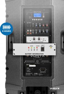 Kolumna Aukey ML Kolumna mobilna PORT VSA700 15" Vonyx 12