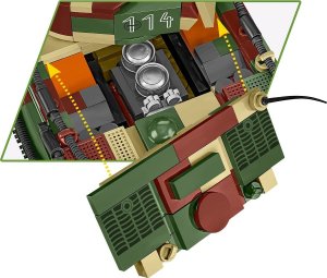 Cobi Historical Collection Polski czołg ciężki Pz.Kpfw. VI Tiger Ausf. E (COBI-3124) 12