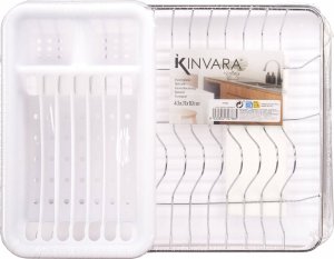 Kinvara Ociekacz do naczyń z podstawką - biały 2