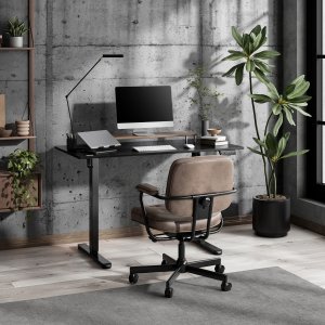 Biurko SENSE7 NOJO LIGHT Czarne 120 cmx60 cm 2