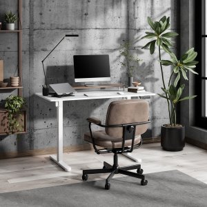Biurko SENSE7 NOJO LIGHT Białe 120 cmx60 cm 2