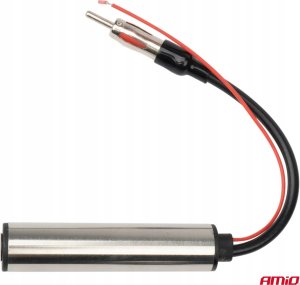 Wzmacniacz samochodowy AMiO Wzmacniacz sygnału separator antenowy prosty din amio-04132 2