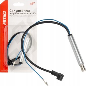 Wzmacniacz samochodowy AMiO Wzmacniacz sygnału separator antenowy iso amio-04131 3