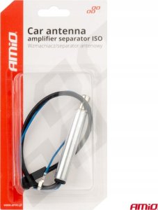 Wzmacniacz samochodowy AMiO Wzmacniacz sygnału separator antenowy iso amio-04131 6