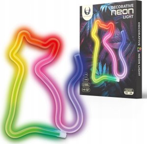 Neon dekoracyjny LED RGB KOT + pilot FLRN03 Forever Light 11