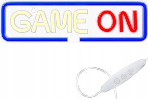 Neon dekoracyjny LED Plexi GAME ON multikolor FPNE23 Forever Light 2