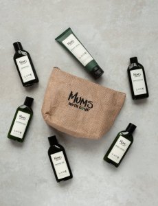 Molton Brown Starter Kit Set Mums With Love: Mums With Love, Hydrating, Body Lotion, 100 ml + Mums With Love, Hair Shampoo, For Cleansing, 100 ml + Mums With Love, Shower Gel, For All Skin Types, 100 ml + Mums With Love, Cleansing, Bath Oil, 100 ml + Happ 3