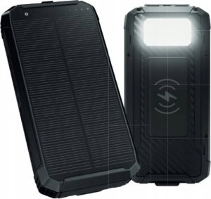 Ładowarka solarna Green Cell PLATINET POWER BANK 10000 mAh WIRELESS CHARGER 15W SOLAR PANEL 2x USB-A + USB-C [46030] 3