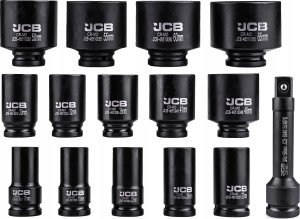 JCB Zestaw nasadek udarowych głębokich 3/4" 14el. (6-kątnych) (17-65mm) 5