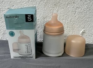Nuby 304755-BUTELKA 180ML/SMOCZEK SILIKON WOLNY PRZEPŁYW/UZUPEŁNIENIE KARMIENIA PIERSIĄ/ZERO ZERO 15
