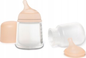 Nuby 304755-BUTELKA 180ML/SMOCZEK SILIKON WOLNY PRZEPŁYW/UZUPEŁNIENIE KARMIENIA PIERSIĄ/ZERO ZERO 8