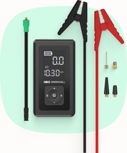 Kompresor samochodowy Green Cell Greencell PowerBoost Air / Rozrusznik / Powerbank do samochodu z kompresorem 8000mAh 1000A Urządzenie rozruchowe 15