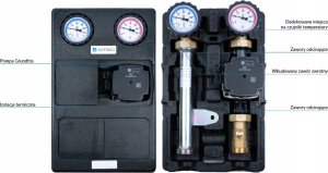 Afriso Grupa pompowa PrimoTherm K 180-1 DN25 GP, pompa Grundfos UPM3 Hybrid 5