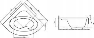 Wanna Polimat Wanna symetryczna 140x140 STANDARD 3