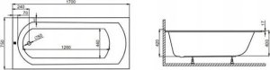 Wanna Polimat Wanna 150x70 CLASSIC SLIM 10