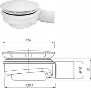 Brodzik Polimat Brodzik posadzkowy 110x80x3x5,5 GOLIAT 13