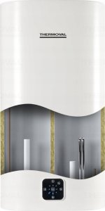 Bojler Thermoval Aqua Ti-50 L-W - Elektryczny ogrzewacz pojemnościowy 50 L ze sterowaniem WIFI, obudowa SlimTHERMOVAL 5